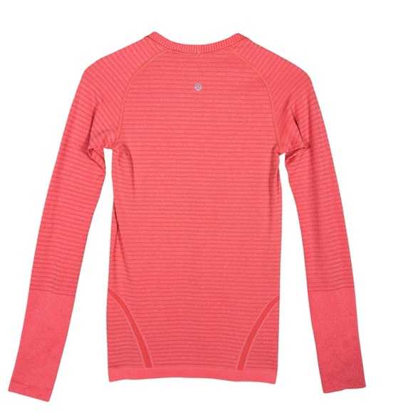 LULULEMON Swiftly Tech Long Sleeve Crew in Heathered Alarming - Picture 8 of 13
